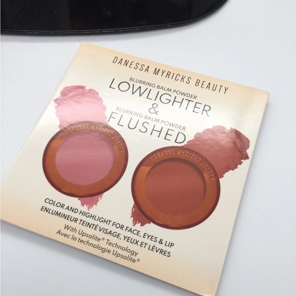 Danessa Myricks Beauty Lowlighter sample Palette - Peach/Rose Shades